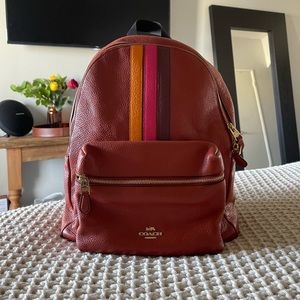 Beautiful coach full size backpack,looks brand new